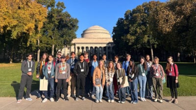 Students from across the U.S. visiting MIT during the first-ever STARS student fly-in.